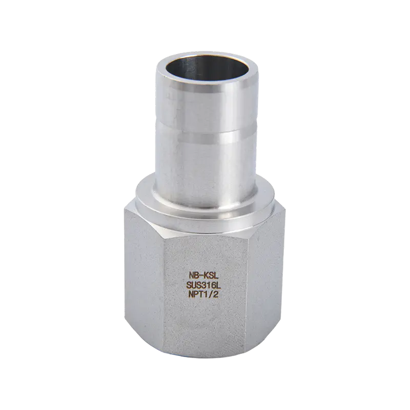 Pipa Baja Tahan Karat 316L ke Adaptor Ulir Internal Pipa