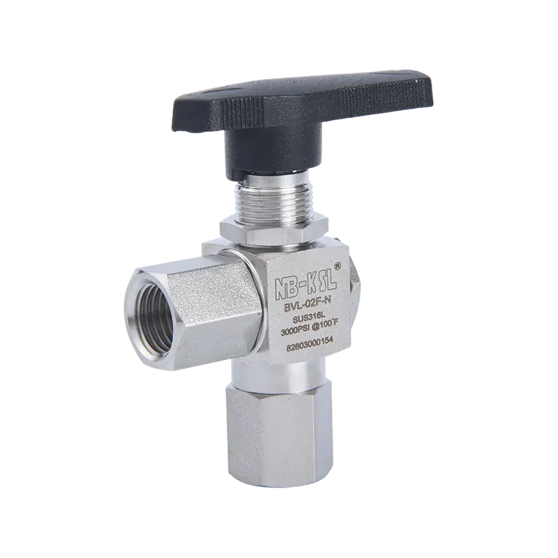 Katup sudut kanan BV Stainless Steel 316L